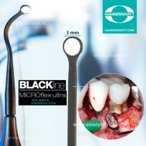 Oglinda dentara HAHNENKRATT  BLACKline MICROflex ultra 3mm